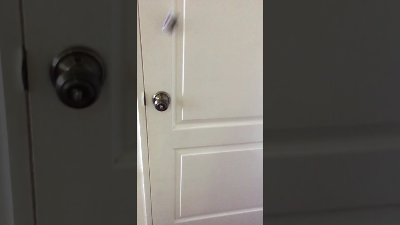 Throwing a matchbox at a door. YouTube