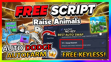 Raise Animals Script *NO KEY* - AUTOFARM, AUTO SWAP, INFINITE MONEY & More!