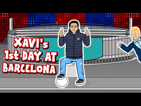 🔴Xavi's 1st Day as Barcelona Manager!🔵