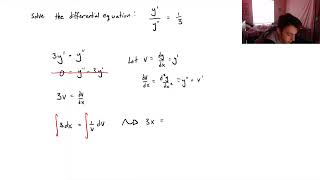 Solving a Second Order ODE using a Substitution
