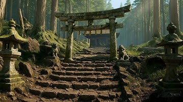 Epic Japanese Shrine Set Extension | Matte Painting to 3D VFX in Maya & After Effects #3dvfx #maya