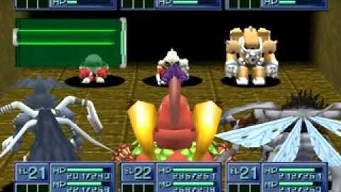 Digimon world 2 boss battle:MODEM domain part 2 commander blood knights officer