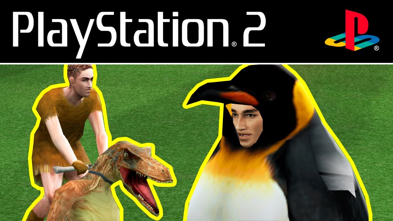 PES 2020 PS2 Full HD - Dinosaur vs Penguin (PCSX2) 