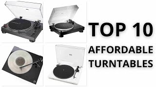 Top 10 Low Cost Turntables Choose A Turntable You Can Afford Buy Links In Description