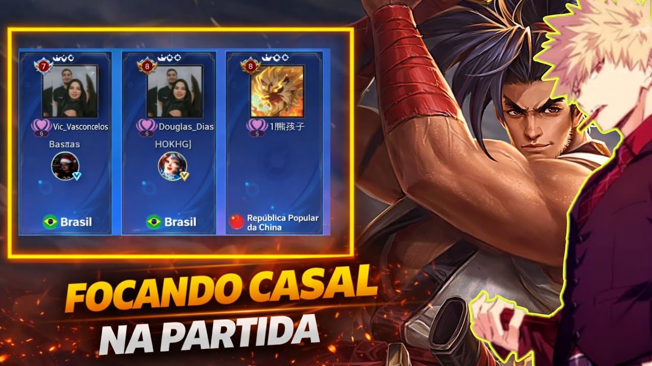 FOCANDO O CASAL DE MUSASHI NO HONOR OF KINGS 