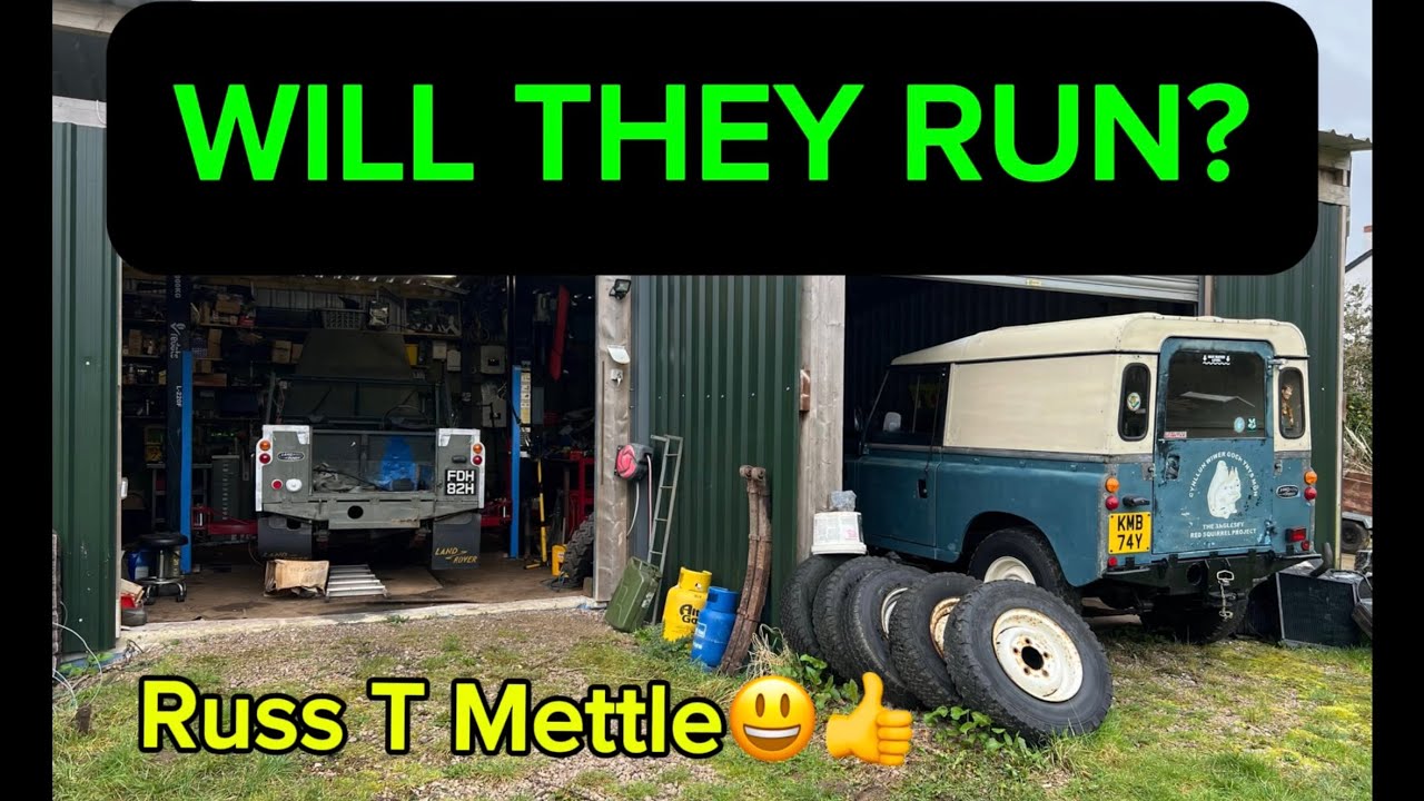 2 Land Rovers! DOUBLE TROUBLE ! #oddlysatisfying 