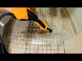 DEEP Cleaning DIRTY GRIMY grout lines || Satisfying tile and grout cleaning