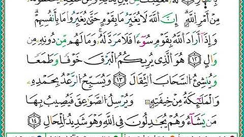 ختمة مصحف التجويد برواية الدوري الصفحة رقم 250
