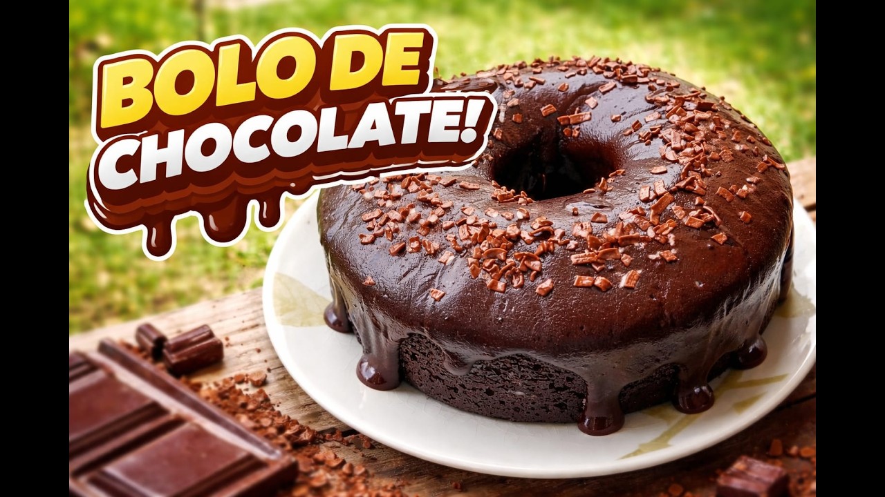 BOLO DE CHOCOLATE  / FÁCIL E RÁPIDO