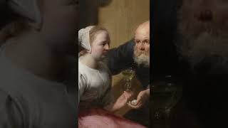 The Proposition (1655) by David Ryckaert III - funny version