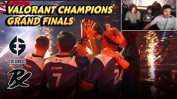 Tarik reacts to EG WINNING VALORANT CHAMPIONS 2023 GRAND FINALS in EG VS PRX INSANE FINAL ROUNDS