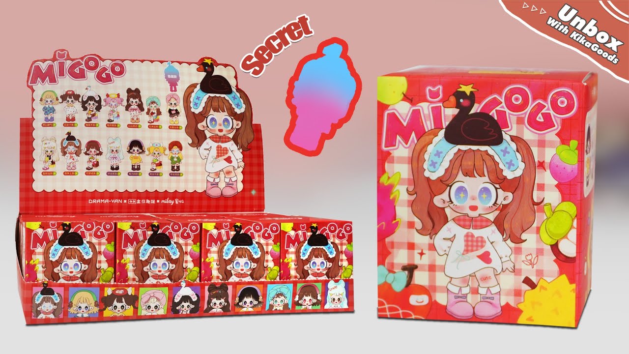 Unboxing Milay Migogo Series Mini Blind Box #kikagoods #unboxing