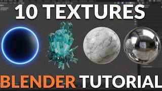 How to Create 10 Textures in Blender
