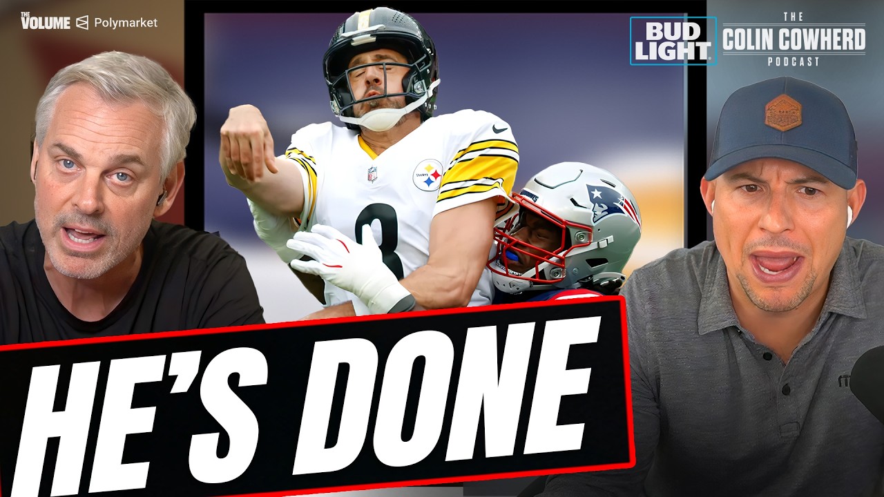 Why Steelers loss to Patriots confirms Aaron Rodgers is DONE | Colin Cowherd NFL