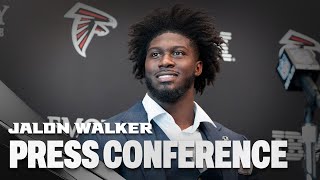Jalon Walker Introductory Press Conference | 2025 NFL Draft | Atlanta Falcons