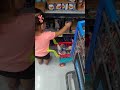 Baby doing groceries in waltmart