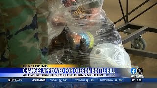 Changes approved to Oregon bottle bill