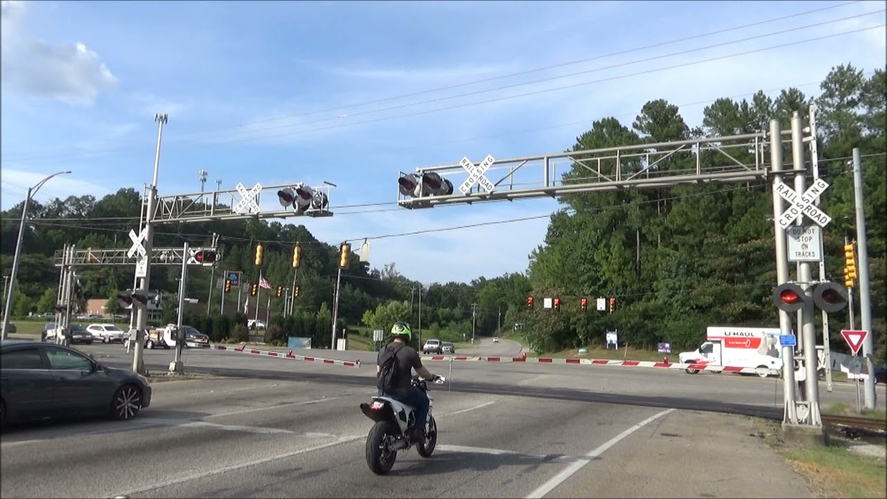 Montevallo Road (AL 119) Railroad Crossing 2 Times Out, Alabaster, AL