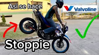 Como hacer endo en moto fácil