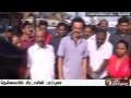 Dmk leader stalin mingles with public in nellai