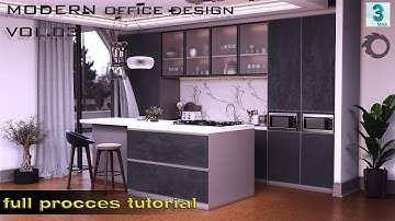 kitchen design _ interior design _ workshop use 3DsMax/Corona renderer