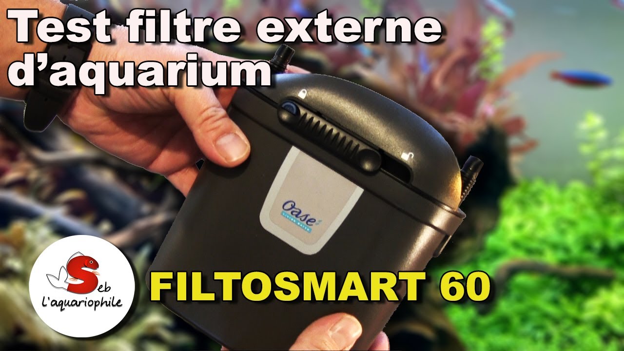 le filtre externe pour aquarium , le filtosmart60 de chez Oase