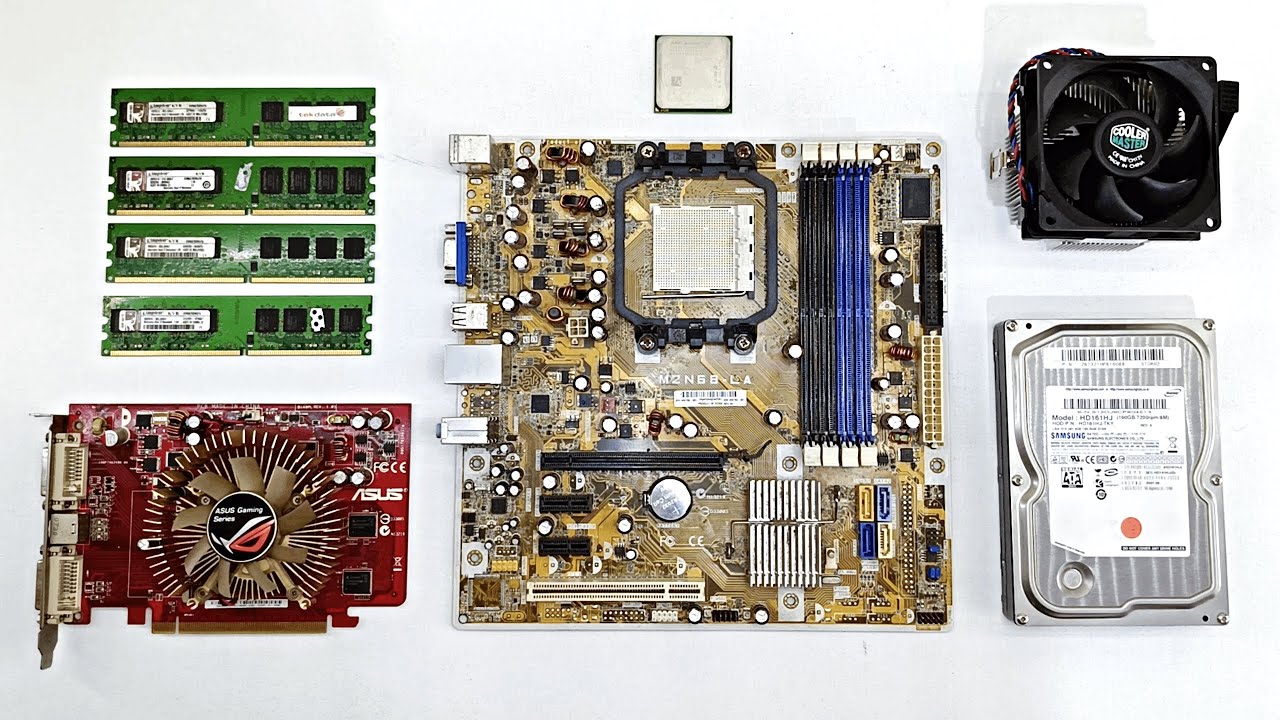 The HP Compaq DX2450! Athlon 3000+ + ATi HD2600 PRO Retro PC Build! | Test in 15 Games #36