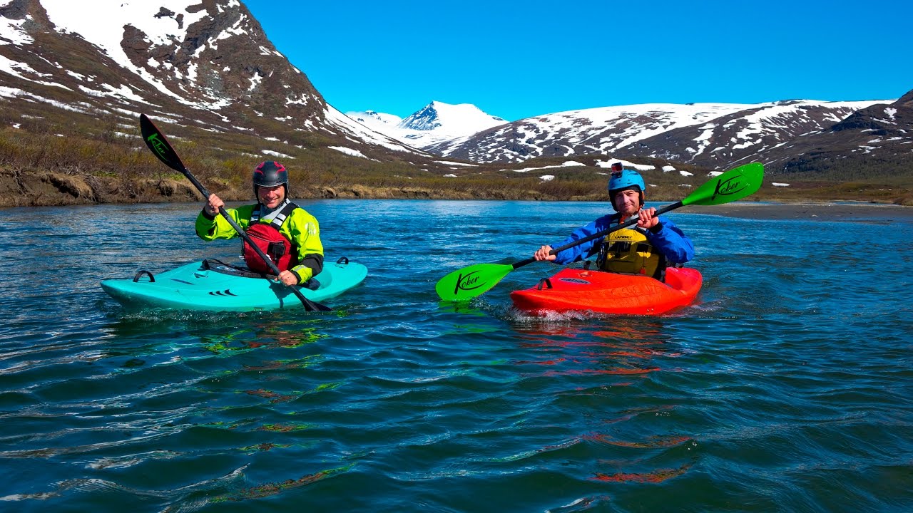 Gamájåhkå kayak whitewater sweden YouTube