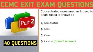CCMC Part:- 2 || CCMC exit exam questions || ccmc oral questions || ccmc practical question || CCMC