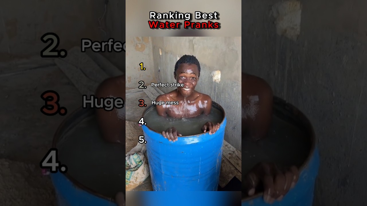 Лучшие розыгрыши с водой 