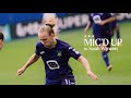 Micd up  sarah wijnants wears a microphone during the game  now on mauve tv