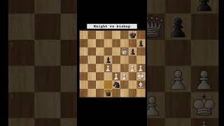 Knight vs bishop chess ending | chess tricks | checkmate #chess #chessgame #checkmate #viralvideo...