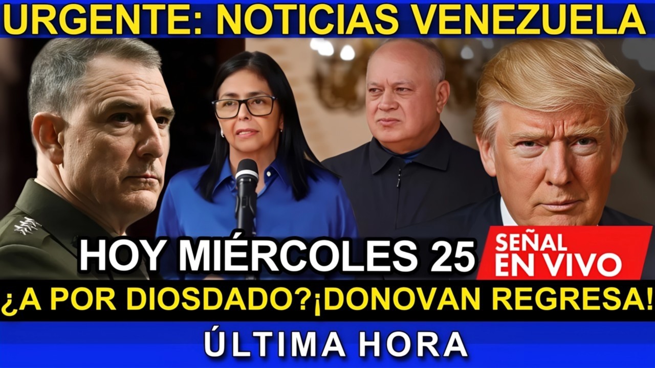 🚨 ÚLTIMA HORA 🔴 ¡URGENTE TRUMP LO ENVÍA NUEVAMENTE A  VENEZUELA!  ¡COMANDO SUR VA A POR DIOSDADO?