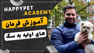 فرامین | اموزش فرمان های اولیه به سگ