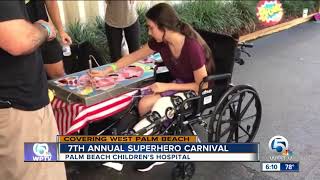 7th annual superhero carnival held at Palm Beach Children's Hospital