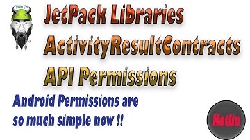 Android JetPack Permissions is easy with Activityresultcontracts Kotlin