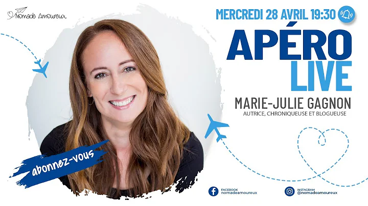 APRO LIVE  Voyage en train avec Marie-Julie Gagnon