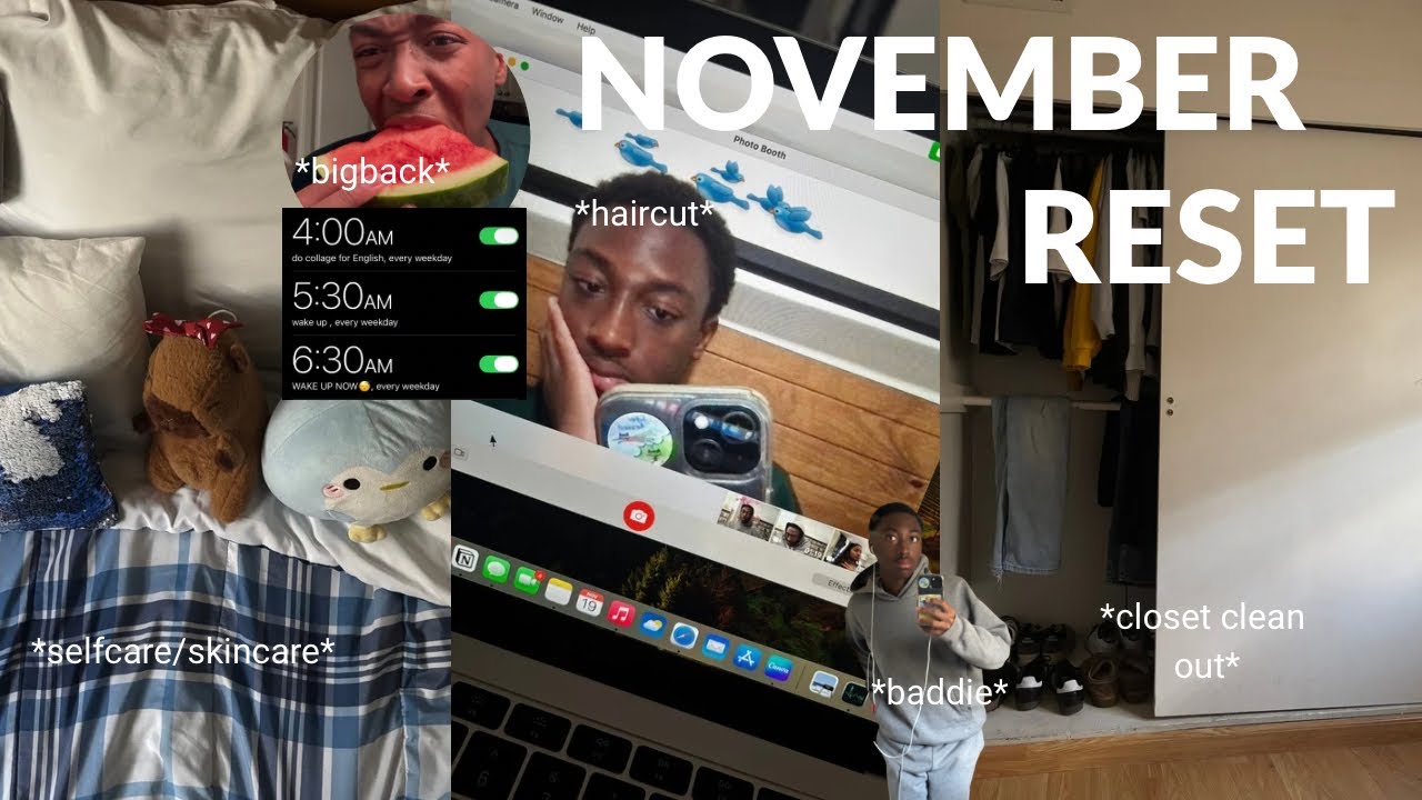 🍂november reset vlog| cleaning, glow-up, selfcare*MUST WATCH*