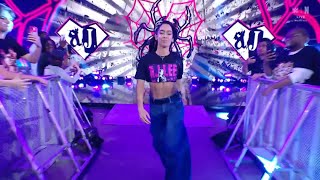 Aj Lee huge Pop Entrance  Raw February 16 2026