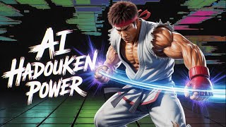 Ryu's EPIC Hadouken Recreated with AI in Street Fighter 2!  #shortsyoutube #streetfighter2 #gameplay