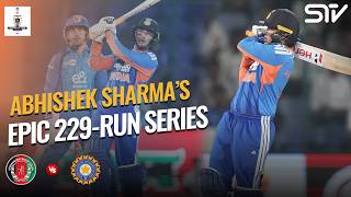 229 Runs In The Series | Abhishek Sharma’s Incredible T20I Form | AFG vs IND 2026 | ACB | M9N1K