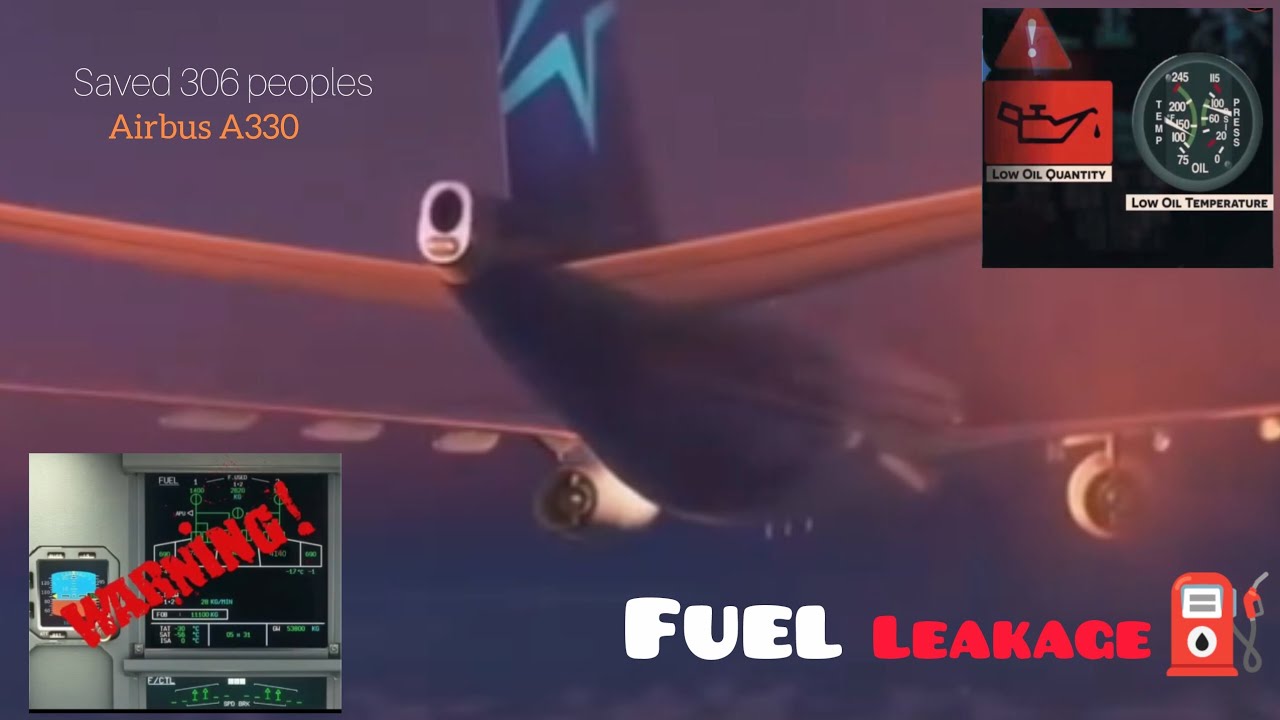 A fuel leak developed😱 | Air Transat Flight 236, an Airbus A330-200 ✈️ 