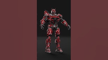 Ford Mustang TRANSFORMERS ! Full CGI 3d model and animation
