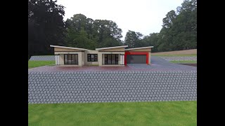 4 BEDROOMS HOUSE || BUTTERFLY ROOF || KS DESIGNS 3D ...MUST WATCH