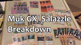 Alolan Muk GX/Salazzle Breakdown. Burning Shadows Testing!!