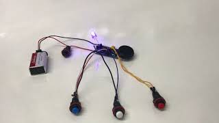 Sound Generator Kit 4 Sounds and Flashing Light
