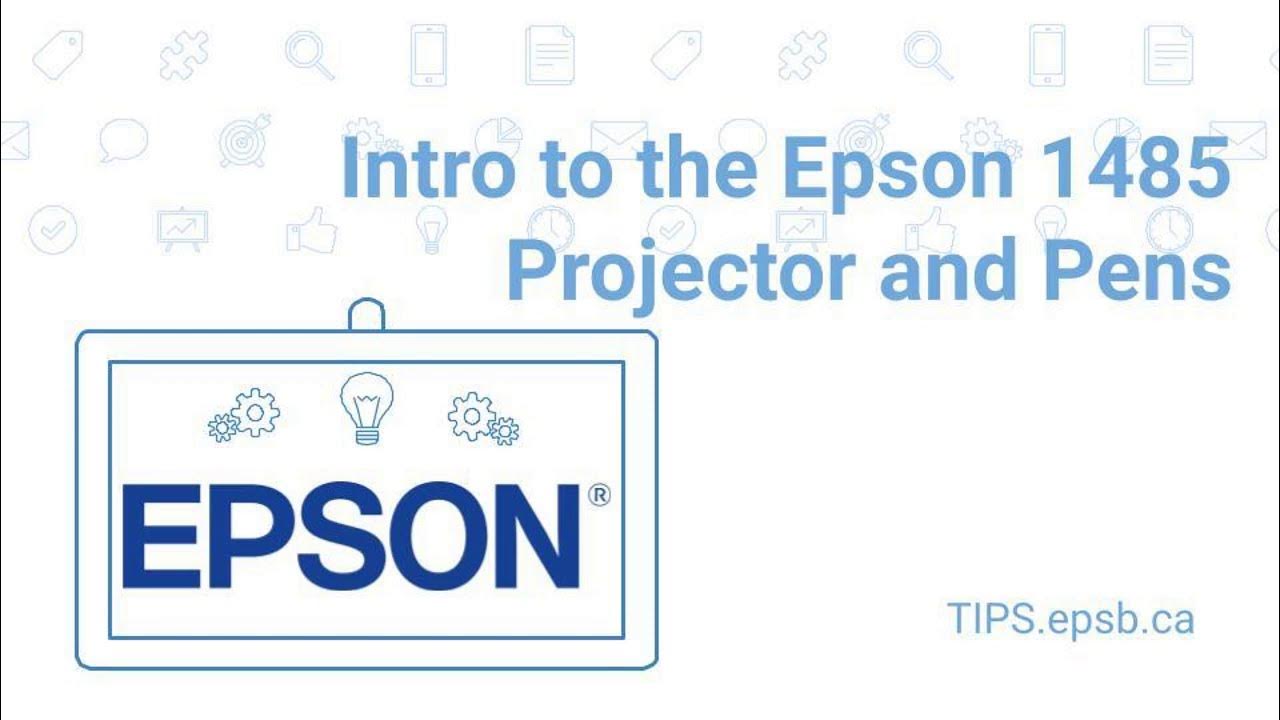 Intro to the Epson BrightLink 1485 Fi Projector and Pens YouTube