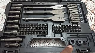 DIY unboxing and review of Amazon basics driver and drill bit Set (English)