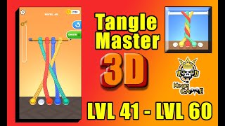 Tangle Master 3D - LVL 41 - 60 Gameplay Walkthrough🎮👑