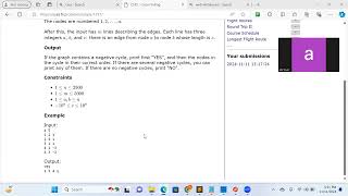 CSES GRAPH | DAY 12 | Finding Graphs | Bellman Ford